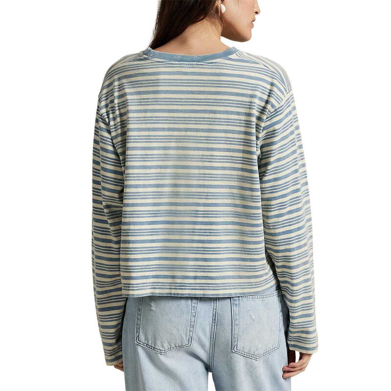 Polo Ralph Lauren Striped Jersey Cropped Long Sleeve Tee image number 1